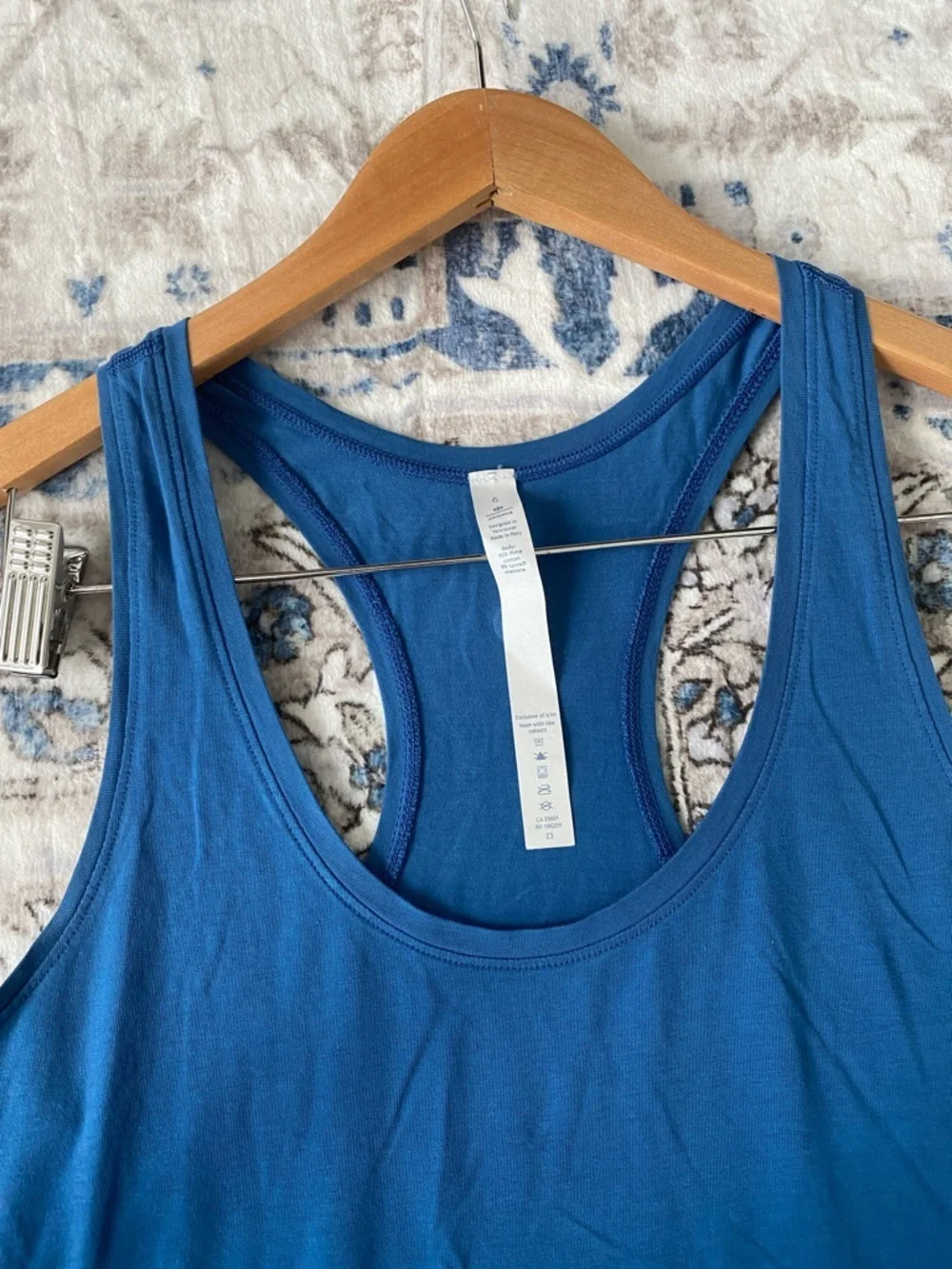 Lululemon Athletica Classic Racerback Tank Top in Deep Blue
